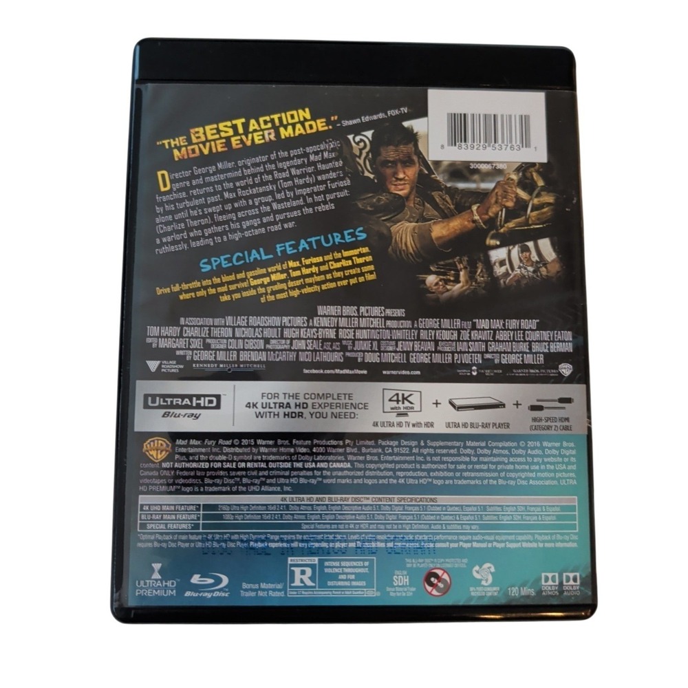 Mad Max: Fury Road (4K Ultra HD) Read - Picture 2 of 3